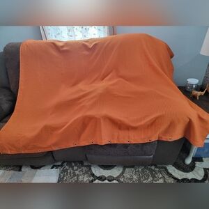 Dynamene Shower Curtain Fabric Burnt Orange